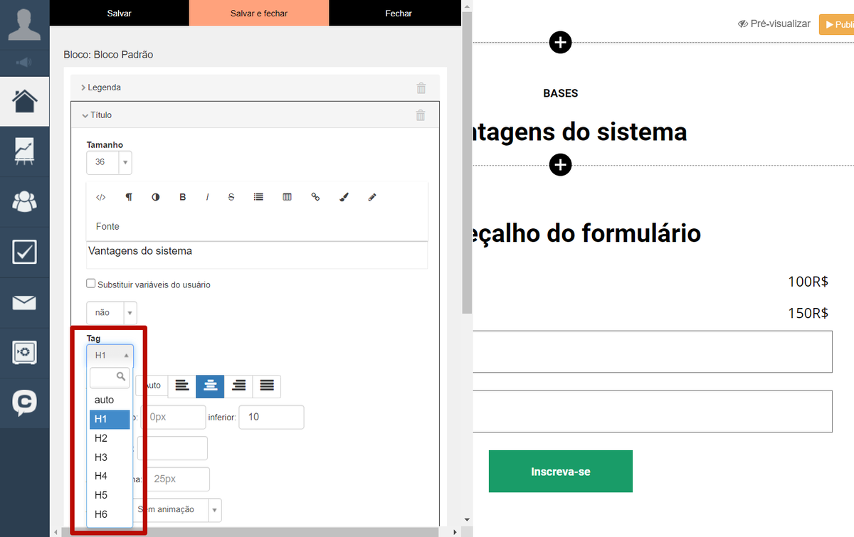 <p> Tags de títulos </p> <p> Tags de títulos </p>